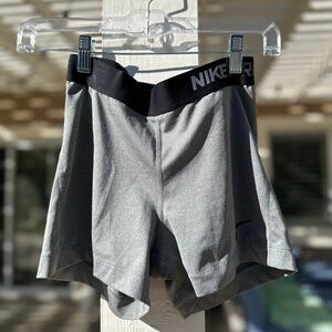Women’s Grey Nike Pro Shorts